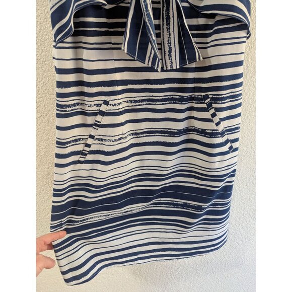 CAbi Nautical Navy & White Knot Dress #5264 Size Small - Picture 7 of 10